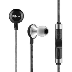 RHA MA-600i svarta in-ear hörlurar med headset funktion RHA MA-600i svarta in-ear hörlurar med headset funktion